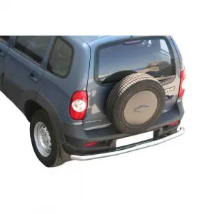 Защита Техно Сфера заднего бампера Коромысло d 63.5 мм, нержавейка для Шевроле Нива рестайлинг с 2009 г. в.