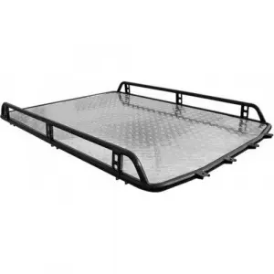 Багажник-платформа экспедиционный Техно Сфера Трофи с алюминиевым листом, без поперечин для Лада Нива 4x4 5-ти дверная Чёрный мат Багажник-платформа экспедиционный Техно Сфера Трофи с алюминиевым листом, без поперечин для Лада Нива 4x4 5-ти дверная Чёрный мат