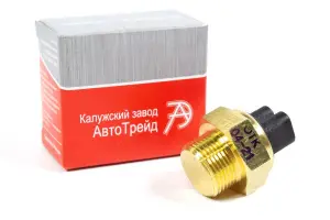 Датчик температуры АвтоТрейд включения электровентилятора, 92-87 грд С для ВАЗ 2103, 2106, 2107 Датчик температуры АвтоТрейд включения электровентилятора, 92-87 грд С для ВАЗ 2103, 2106, 2107