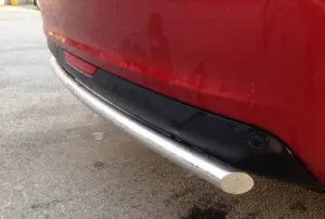 Защита заднего бампера Техно Сфера d 42 мм, нержавейка для Лада Веста