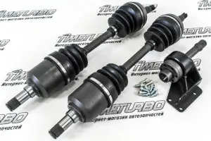 Усиленные привода INEX в сборе с промежуточным валом и внутренним шрусом для Лада Калина, Гранта