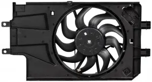 Электровентилятор Luzar охлаждения с кожухом для Лада Гранта, Калина 2 кондиционер KDAC Электровентилятор Luzar охлаждения с кожухом для Лада Гранта, Калина 2 кондиционер KDAC