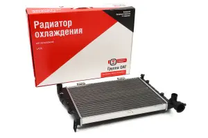 Радиатор охлаждения двигателя алюминиевый 2107 под датчик, карбюраторный для ВАЗ 2104, 2105, 2107 Радиатор охлаждения двигателя алюминиевый 2107 под датчик, карбюраторный для ВАЗ 2104, 2105, 2107