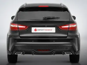 Бампер задний ЮРОЛТЮНИНГ SWAG Cross для Лада Веста NG Бампер задний ЮРОЛТЮНИНГ SWAG Cross для Лада Веста NG