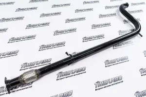 Резонатор труба Stinger под паук, с гофрой для Лада Калина