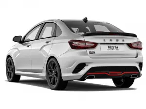 Задний бампер LADA SPORT для Лада Веста NG Sportline Задний бампер LADA SPORT для Лада Веста NG Sportline