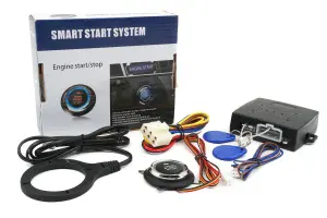 Кнопка старт / стоп для запуска двигателя универсальная с иммобилайзером