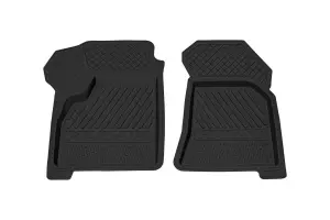 Коврики салона REZKON резиновые передние для Лада Приора Коврики салона REZKON резиновые передние для Лада Приора