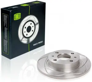 Диски тормозные передние Trialli с технологической выточкой для ВАЗ 2108-21099, 2113-2115 Диски тормозные передние Trialli с технологической выточкой для ВАЗ 2108-21099, 2113-2115