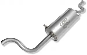 Глушитель CBD нержавеющий для ВАЗ 2115 объём двигателя 1.5 л, 1.6 л