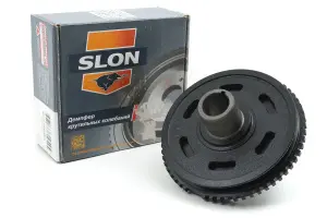 Демпферный шкив коленчатого вала SLON чугунный для Лада Нива 4х4 инжекторный Демпферный шкив коленчатого вала SLON чугунный для Лада Нива 4х4 инжекторный