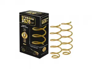 Пружины задней подвески SS20 Gold Progressive холодной навивки для Лада Веста