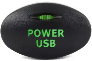 Кнопка пересвеченная POWER USB с индикацией для Лада Калина Кнопка пересвеченная POWER USB с индикацией для Лада Калина