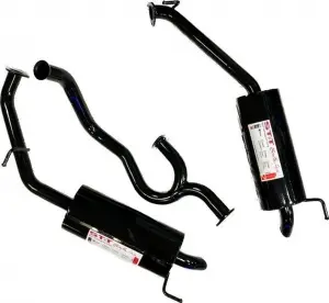 Глушитель прямоточный, раздвоенный STT для Лада Веста Глушитель прямоточный, раздвоенный STT для Лада Веста