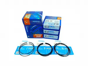Кольца поршневые MAREL Standart 21083 цельные хром покрытие для ВАЗ 2108-21099, 2113-2115, Лада Калина, Гранта