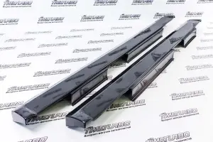 Распродажа Накладки на пороги гладкие 2 шт. для Лада Нива 4х4 5-дверная Без покраски