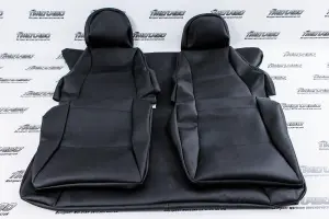 Обивка не чехлы на сиденья экокожа с перфорацией для Лада Нива 4х4 3-х дверная Обивка не чехлы на сиденья экокожа с перфорацией для Лада Нива 4х4 3-х дверная