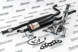 Выпускной комплект Subaru Sound Stinger 8v, с глушителем, резонатор с гофрой для Лада Приора хэтчбек