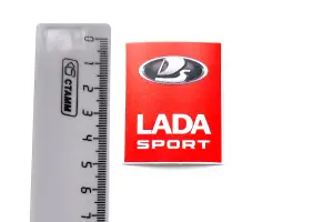 Наклейка автомобильная LADA Sport 50х40 мм Наклейка автомобильная LADA Sport 50х40 мм