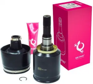 ШРУС внутренний левый БелМаг 2121, трипоидный, 22 шлица для Лада Нива 4х4, Надежда