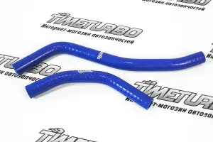 Патрубки печки силиконовые синие для Лада Калина Патрубки печки силиконовые синие для Лада Калина