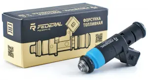 Форсунка топливная Federal Reserve тонкая для ВАЗ 2110-2112, Лада Калина, Приора, Гранта с 16-ти клапанным двигателем 1.6 л Форсунка топливная Federal Reserve тонкая для ВАЗ 2110-2112, Лада Калина, Приора, Гранта с 16-ти клапанным двигателем 1.6 л