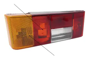 Уценка Фонарь задний ТехАвтоСвет левый для ВАЗ 2108-21099, 2113, 2114 трещина на стекле