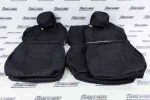 Обивка не чехлы на сиденья чёрная, Искринка для Шевроле Нива