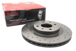Тормозной диск BREMBO XTRA R14, вентилируемый, с перфорацией для ВАЗ 2110-2112, Лада Калина, Калина 2, Гранта, Приора, Приора 2 Тормозной диск BREMBO XTRA R14, вентилируемый, с перфорацией для ВАЗ 2110-2112, Лада Калина, Калина 2, Гранта, Приора, Приора 2