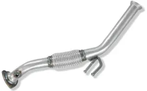 Труба приёмная CBD с гофрой нержавеющая для Лада Ларгус, XRAY двигатели ВАЗ-11189, 21129, 8 клапанный, 16 клапанный