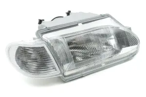 Блок-фара СЕВиЕМ правая стеклянный рассеиватель, белый поворотник для ВАЗ 2113-2115