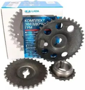 Комплект АвтоВАЗ звёздочек ГРМ для Лада Нива 4х4, Нива 4х4 Урбан, Шевроле Нива для автомобилей с датчиком фаз, ЕВРО-3 и выше Комплект АвтоВАЗ звёздочек ГРМ для Лада Нива 4х4, Нива 4х4 Урбан, Шевроле Нива для автомобилей с датчиком фаз, ЕВРО-3 и выше