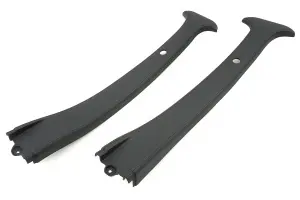 Обивки верхних центральных стоек обшитые кожей, без регулировки для Лада Калина 2, Гранта, Гранта FL, Датсун mi-DO, on-DO Чёрная нить