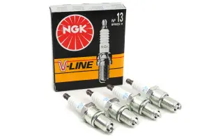 Свечи зажигания NGK V-line №13 для ВАЗ 2104, 2105, 2107, 2108-21099, 2110-2112, 2113-2115, Лада Калина, Калина 2, Нива 4х4 8-ми клапанный двигатель Свечи зажигания NGK V-line №13 для ВАЗ 2104, 2105, 2107, 2108-21099, 2110-2112, 2113-2115, Лада Калина, Калина 2, Нива 4х4 8-ми клапанный двигатель