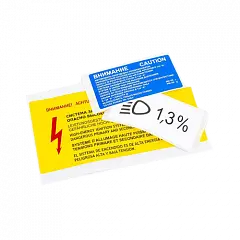Информационные наклейки и таблички