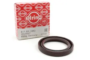 Сальник коленвала Elring передний, маленький 40х56х7 мм для ВАЗ 2101-2107, Лада Нива 4x4, Шевроле Нива Сальник коленвала Elring передний, маленький 40х56х7 мм для ВАЗ 2101-2107, Лада Нива 4x4, Шевроле Нива