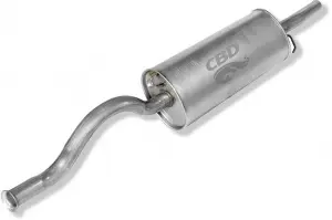 Глушитель CBD нержавеющий для ВАЗ 2112 до 2006 г. в., 8/16 клапанный двигатель, объём двигателя 1,6 л