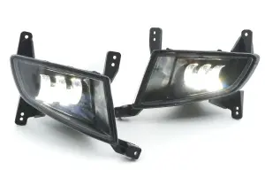 Противотуманные фары, ПТФ диодные LED, 5 линз для Лада Приора 2 Противотуманные фары, ПТФ диодные LED, 5 линз для Лада Приора 2