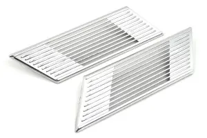 Накладки вентиляционные, металлизированные для ВАЗ 2105, 2107 Накладки вентиляционные, металлизированные для ВАЗ 2105, 2107