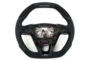 Руль анатомический Ferrum Exclusive с обогревом вставки из алькантары для Лада Веста, Ларгус FL, XRAY Руль анатомический Ferrum Exclusive с обогревом вставки из алькантары для Лада Веста, Ларгус FL, XRAY