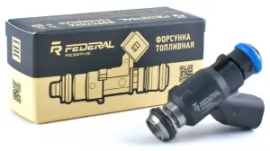 Форсунка топливная Federal Reserve для Лада Калина 2, Приора 2, Гранта, Ларгус, Веста, XRAY с 16-ти клапанным двигателем Форсунка топливная Federal Reserve для Лада Калина 2, Приора 2, Гранта, Ларгус, Веста, XRAY с 16-ти клапанным двигателем