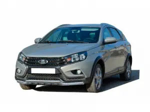 Защита переда Техно Сфера Труба d76 мм, нержавейка для Лада Веста