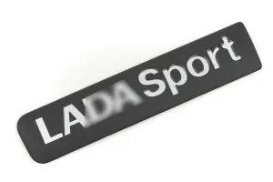 Шильдик LADA SPORT матовый для Лада Калина 2 Спорт, Гранта Спорт, Веста Спорт Шильдик LADA SPORT матовый для Лада Калина 2 Спорт, Гранта Спорт, Веста Спорт
