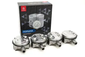 Поршни СТК 11194 в сборе с пальцами и кольцами для Лада Калина Поршни СТК 11194 в сборе с пальцами и кольцами для Лада Калина