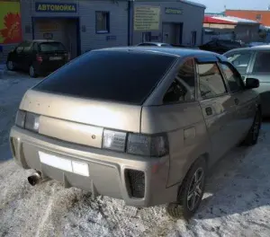 Задний бампер Фанат RS для ВАЗ 2112 Без покраски Задний бампер Фанат RS для ВАЗ 2112 Без покраски