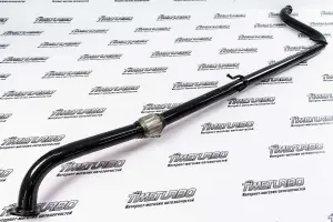 Резонатор труба Stinger с гофрой, штатная установка для Лада Приора