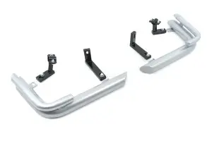 Распродажа Защита заднего бампера Техно Сфера Уголки двойные для УАЗ Патриот Серебро Распродажа Защита заднего бампера Техно Сфера Уголки двойные для УАЗ Патриот Серебро