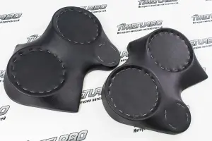 Акустические подиумы VS-AVTO 3-х компонентные, 16х16 см с рупорным твитером для Лада Калина