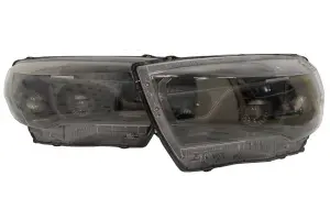 Тюнинг фары Black Style 4 Bi-LED линзы Aozoom 1.8 дюйма для Лада Веста