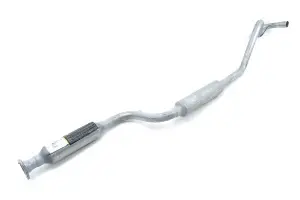 Глушитель дополнительный резонатор TRIALLI со стронгером, фланец под 3 отверстия, Сталь AS для Шевроле Нива